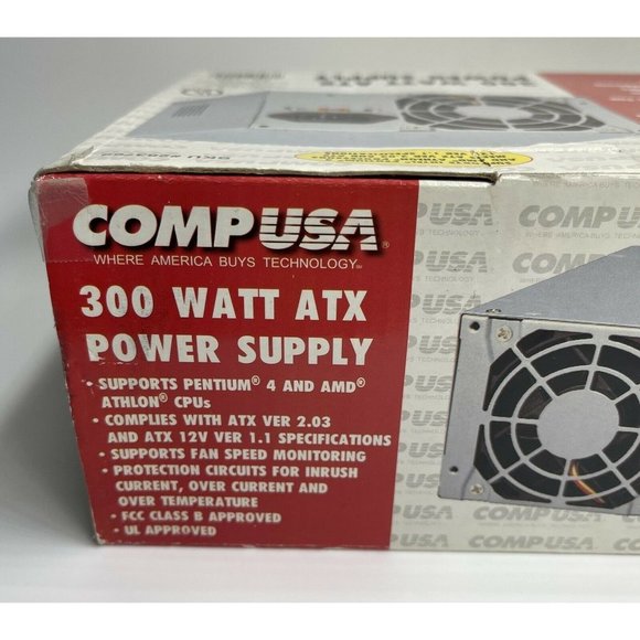Comp usa 300 watt atx power supply sku283769 - Picture 4 of 4